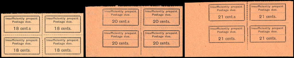 Zanzibar SG D3a/D17a btwn Mint 1926-30 postage due values x9 to 75c with variety cent.s