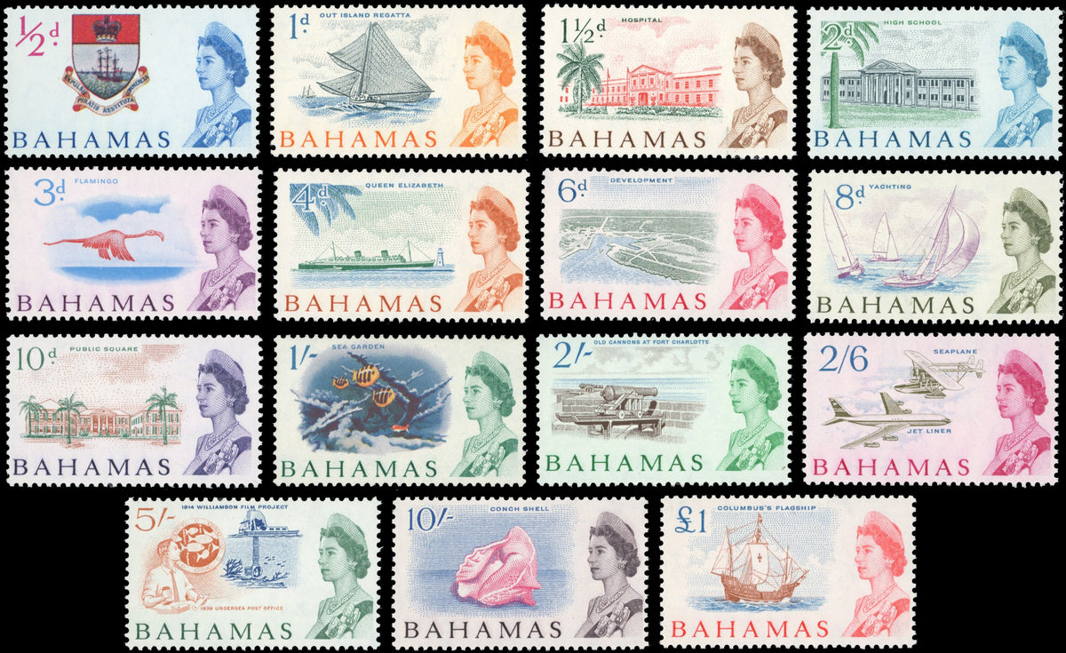 Bahamas SG 247/261 Unmounted Mint 1965 set of 15