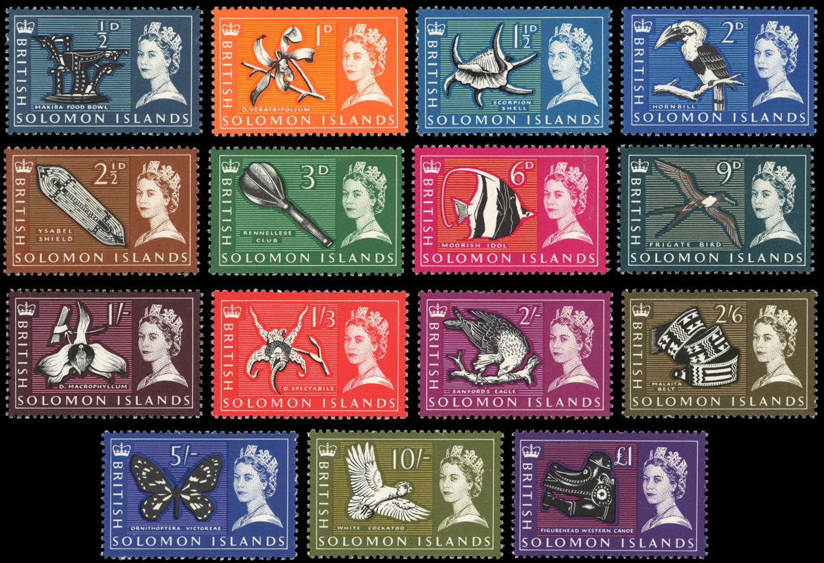 British Solomon Islands SG 112/126 Unmounted Mint 1965 set of 15