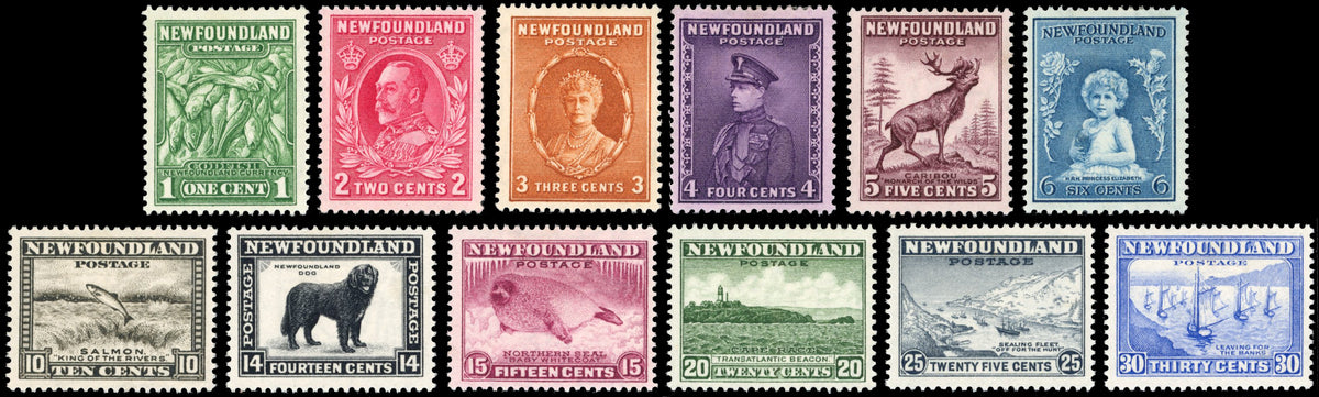 Newfoundland SG 209/220 Mint 1932 set of 12