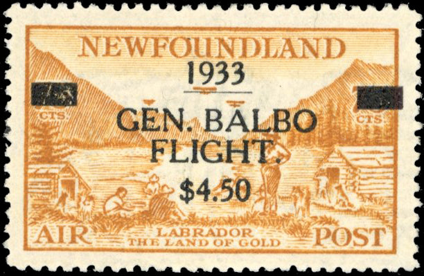 Newfoundland SG 235 Mint 1933 Balbo Transatlantic Flight $4.50 on 75c