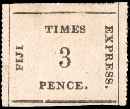 Fiji SG 6 1870 3d black/rose 'Fiji Times Express' mint