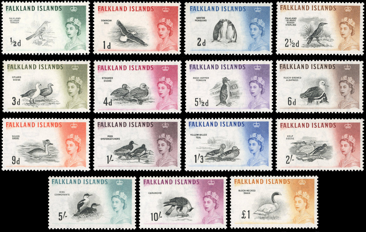 Falkland Islands SG 193/207 Unmounted Mint 1960-66 Birds set of 15