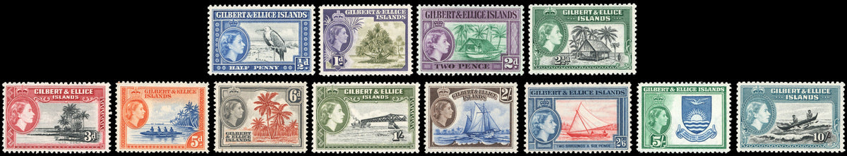 Gilbert and Ellice Islands SG 64/75 Unmounted Mint 1956-62 set of 12