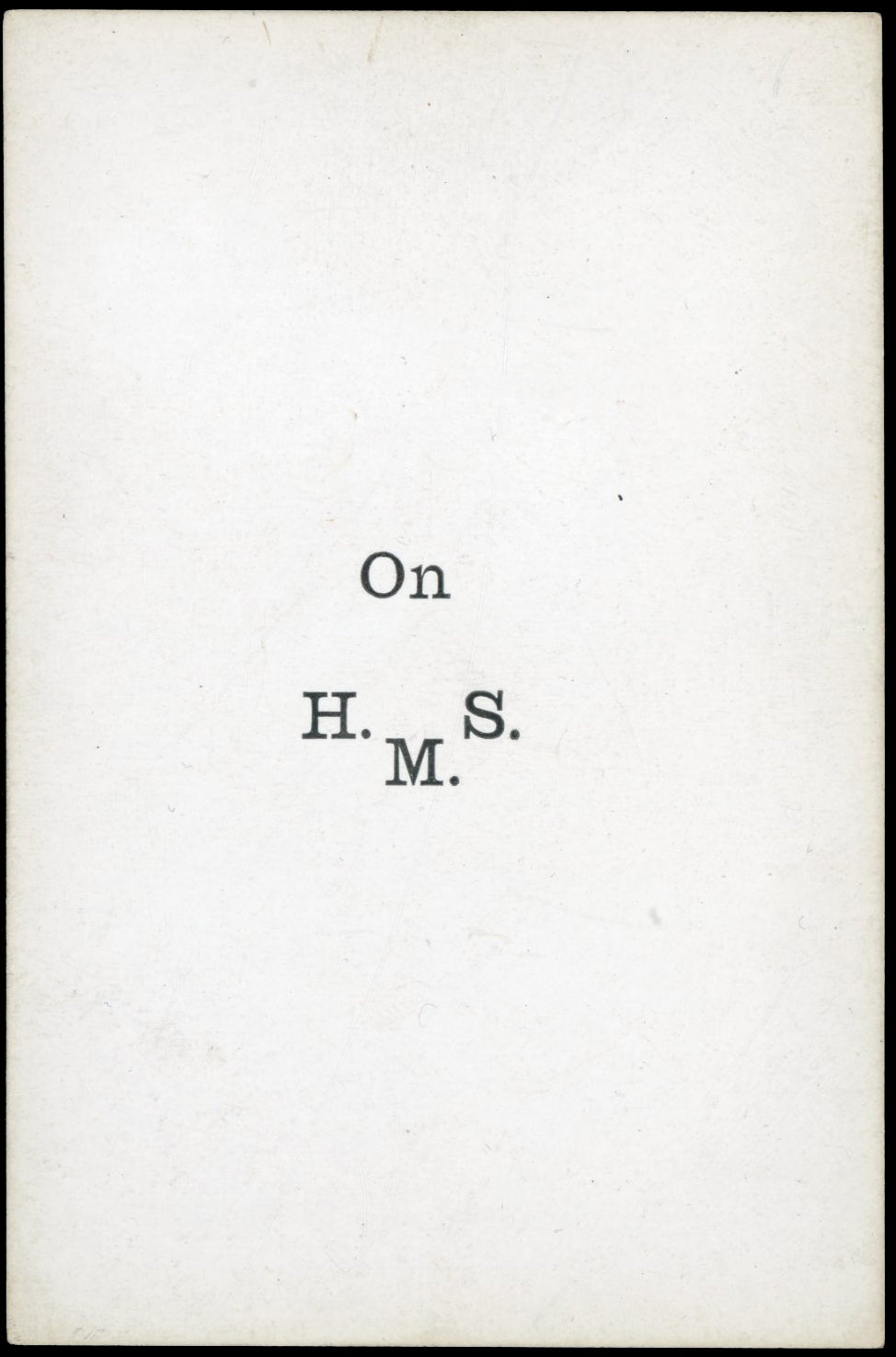 INDIA 1874 SG O31/37 Official 'On H.M.S.' overprint die proof in black