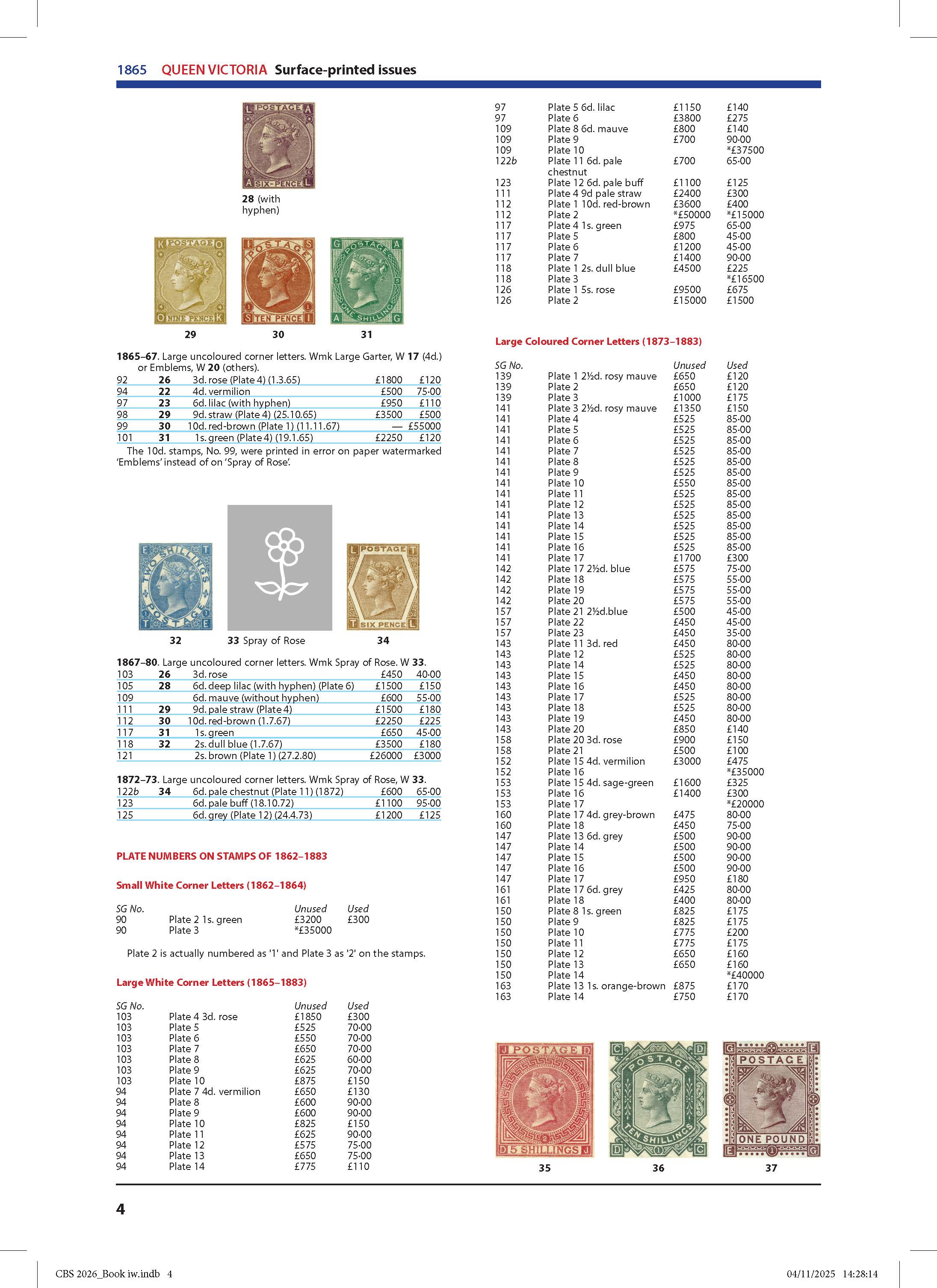 2026 Collect British Stamps Catalogue Stanley Gibbons