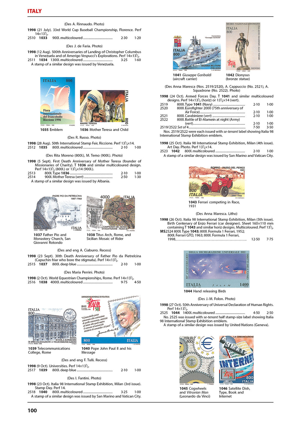 Italy & Colonies Stamp Catalogue 1st Edition