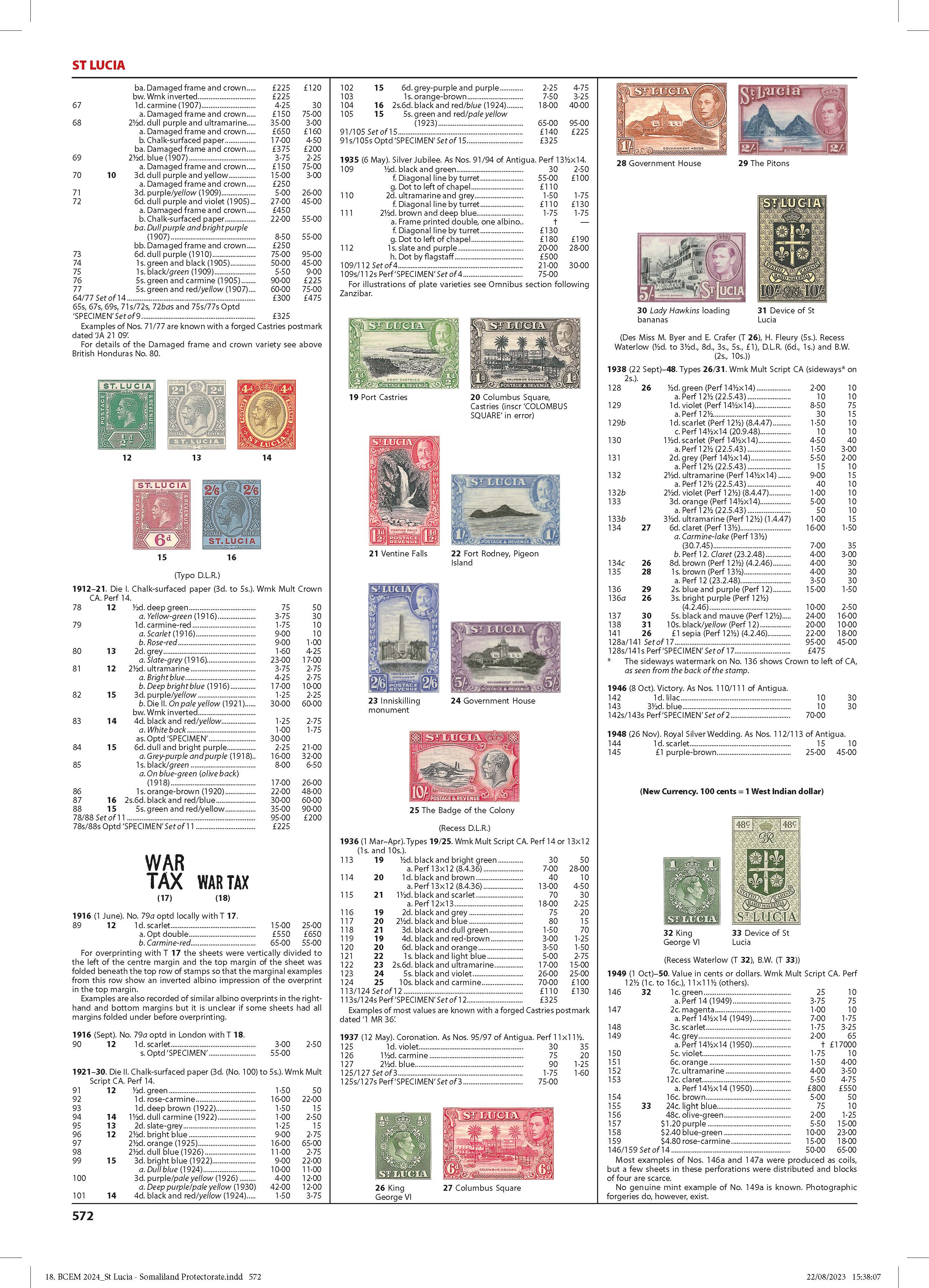 2024 Commonwealth & British Empire Stamps Catalogue 1840-1970
