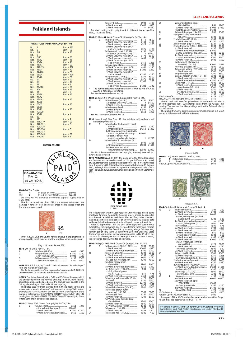 2027 Commonwealth & British Empire Stamps Catalogue 1840-1970
