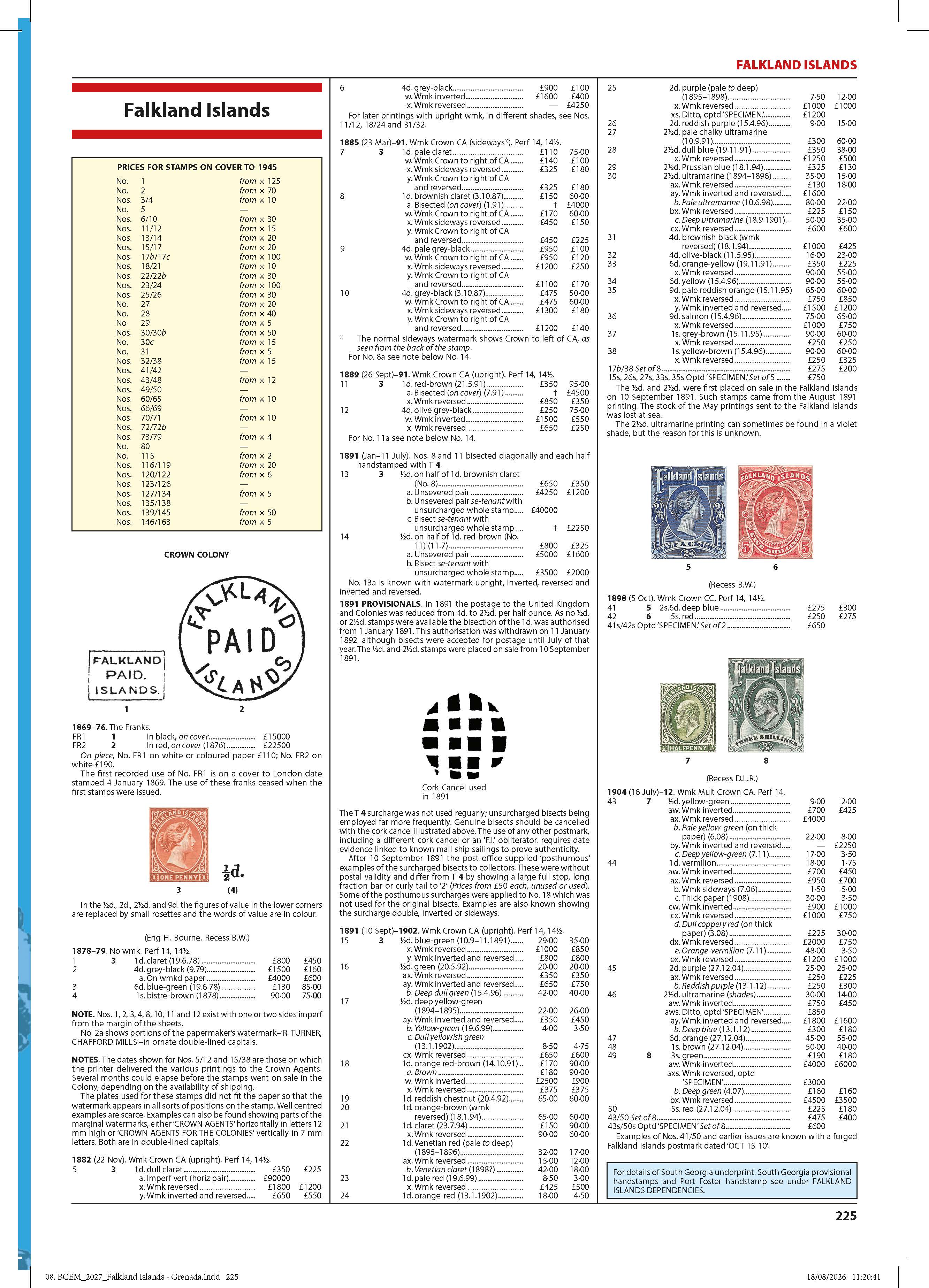 2027 Commonwealth & British Empire Stamps Catalogue 1840-1970