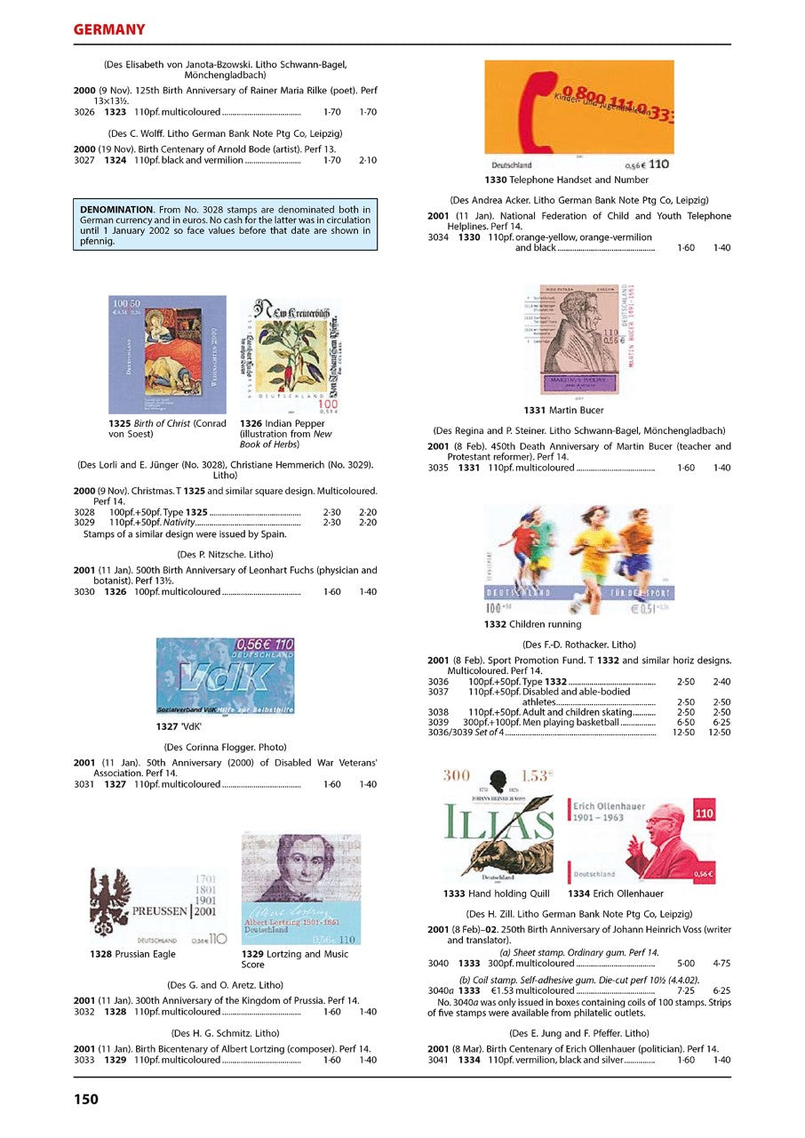Germany & States Stamp Catalogue 13th Edition