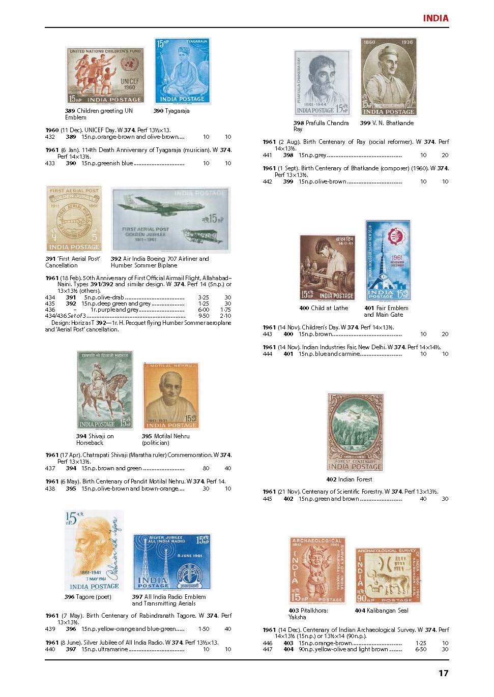 India & Indian States Stamp Catalogue 6th Edition
