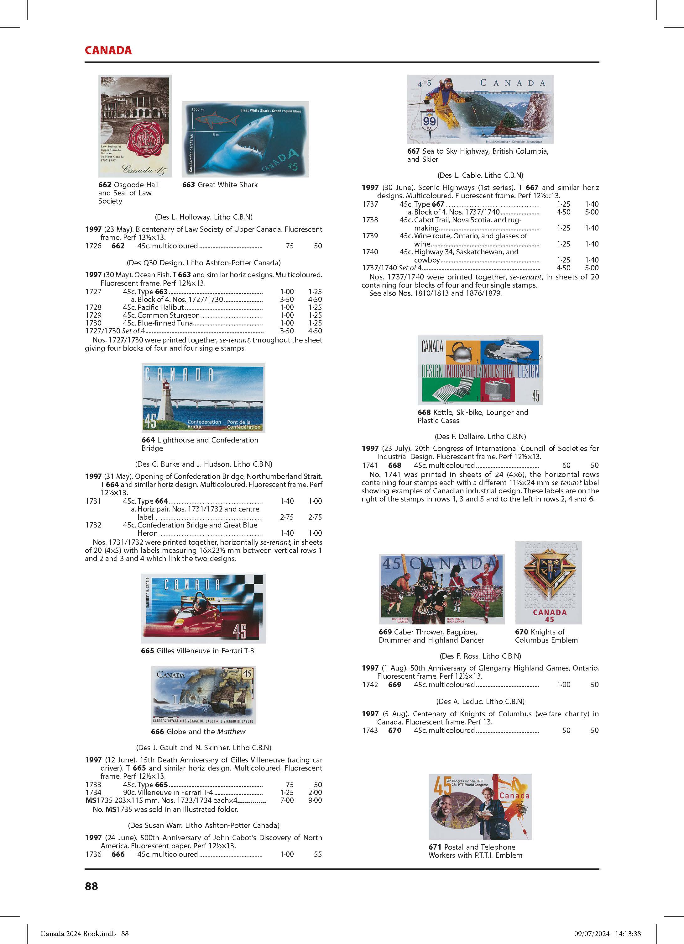 Canada & Provinces Stamp Catalogue 8th Edition
