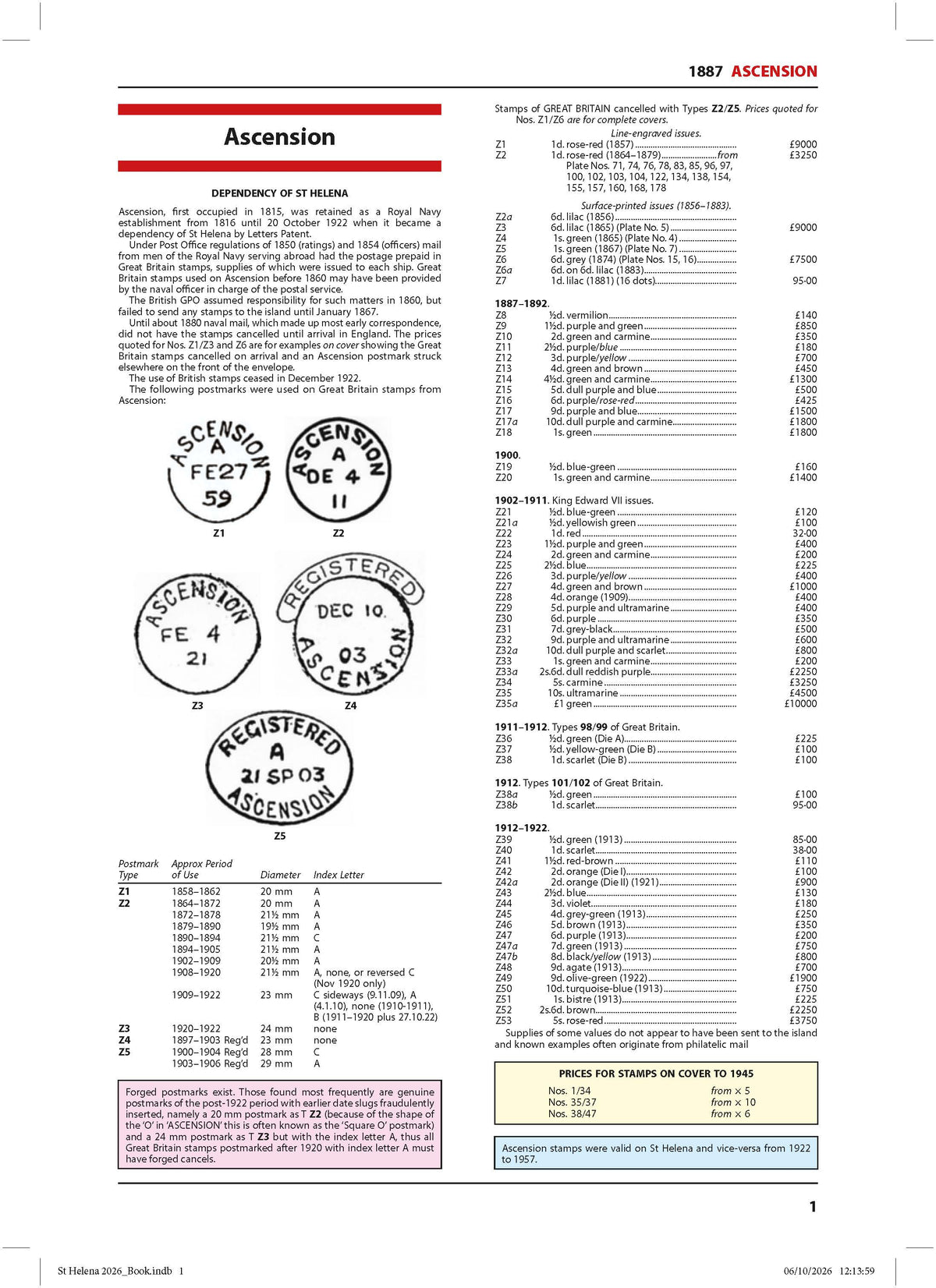 St Helena, Ascension and Tristan da Cunha 7th Edition