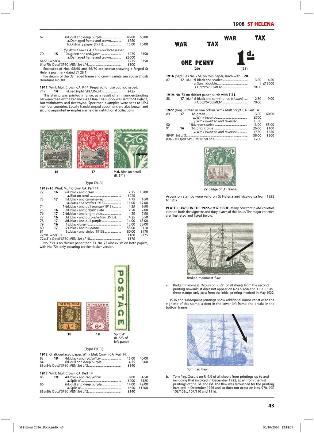 St Helena, Ascension and Tristan da Cunha 7th Edition