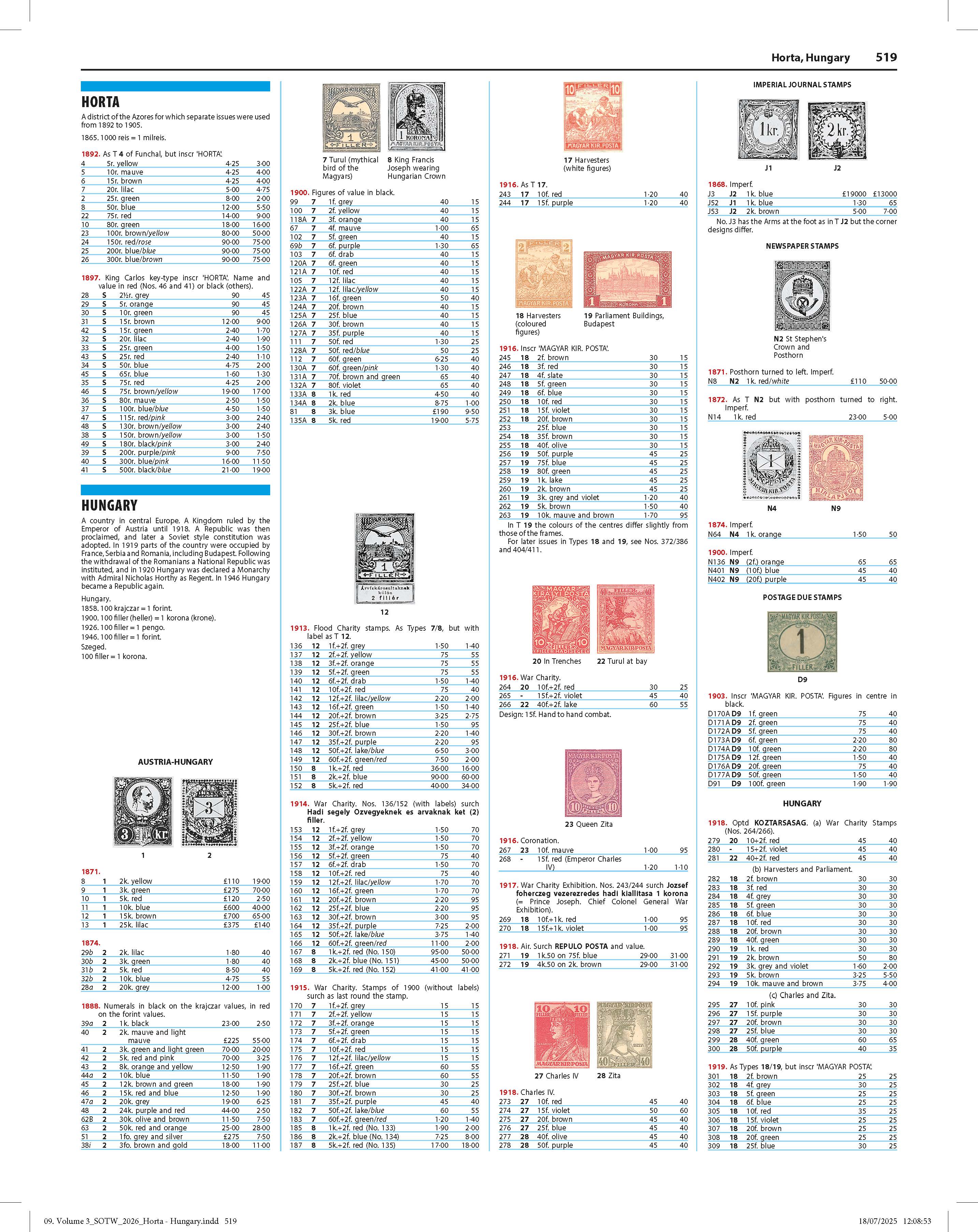 2026 Stamps Of The World - Set Of 6 Catalogues – Stanley Gibbons