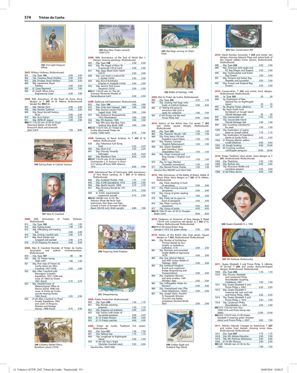 2027 Stamps Of The World - Set Of 6 Catalogues