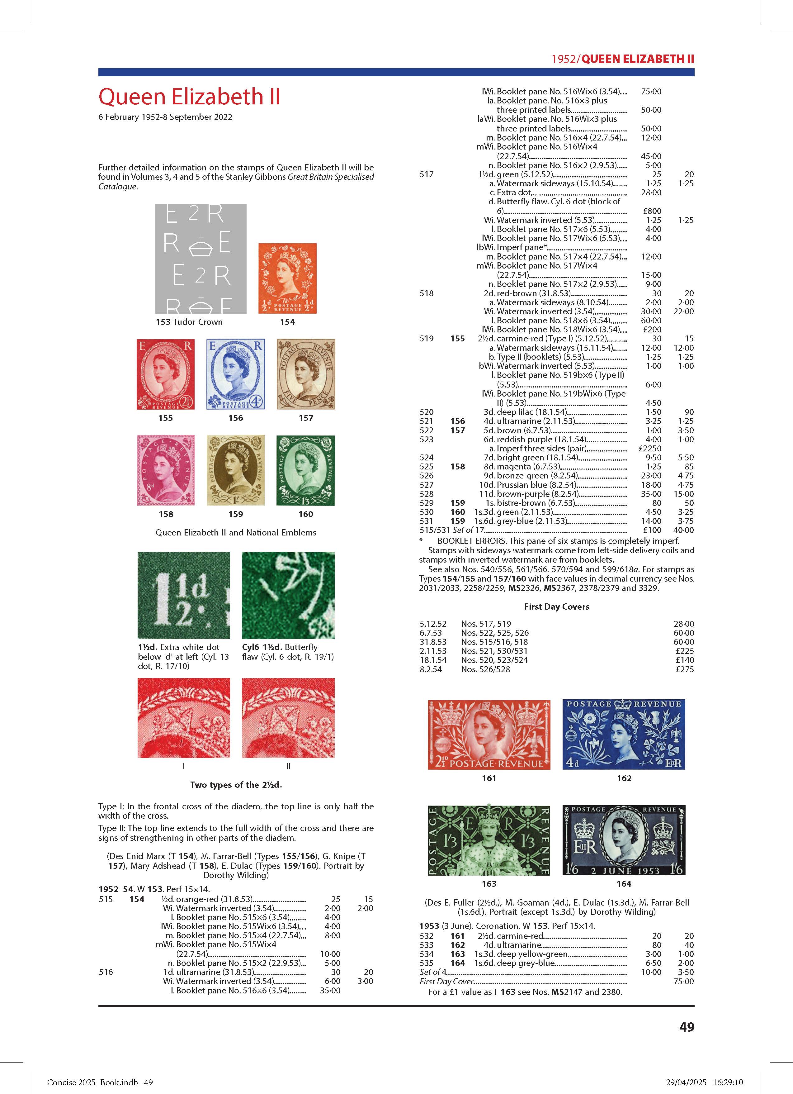 2024 Great Britain Concise Stamp Catalogue