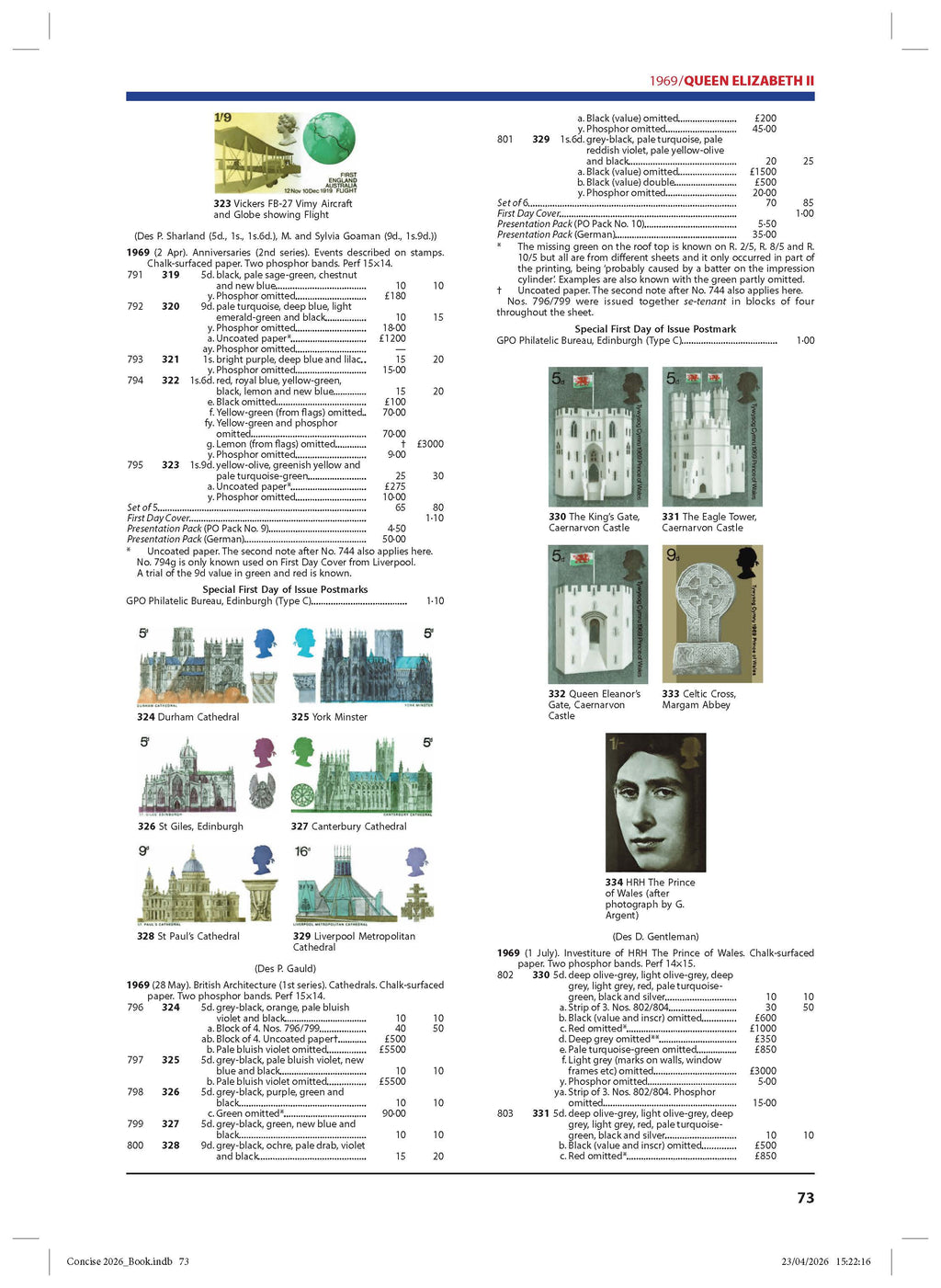2026 Great Britain Concise Stamp Catalogue