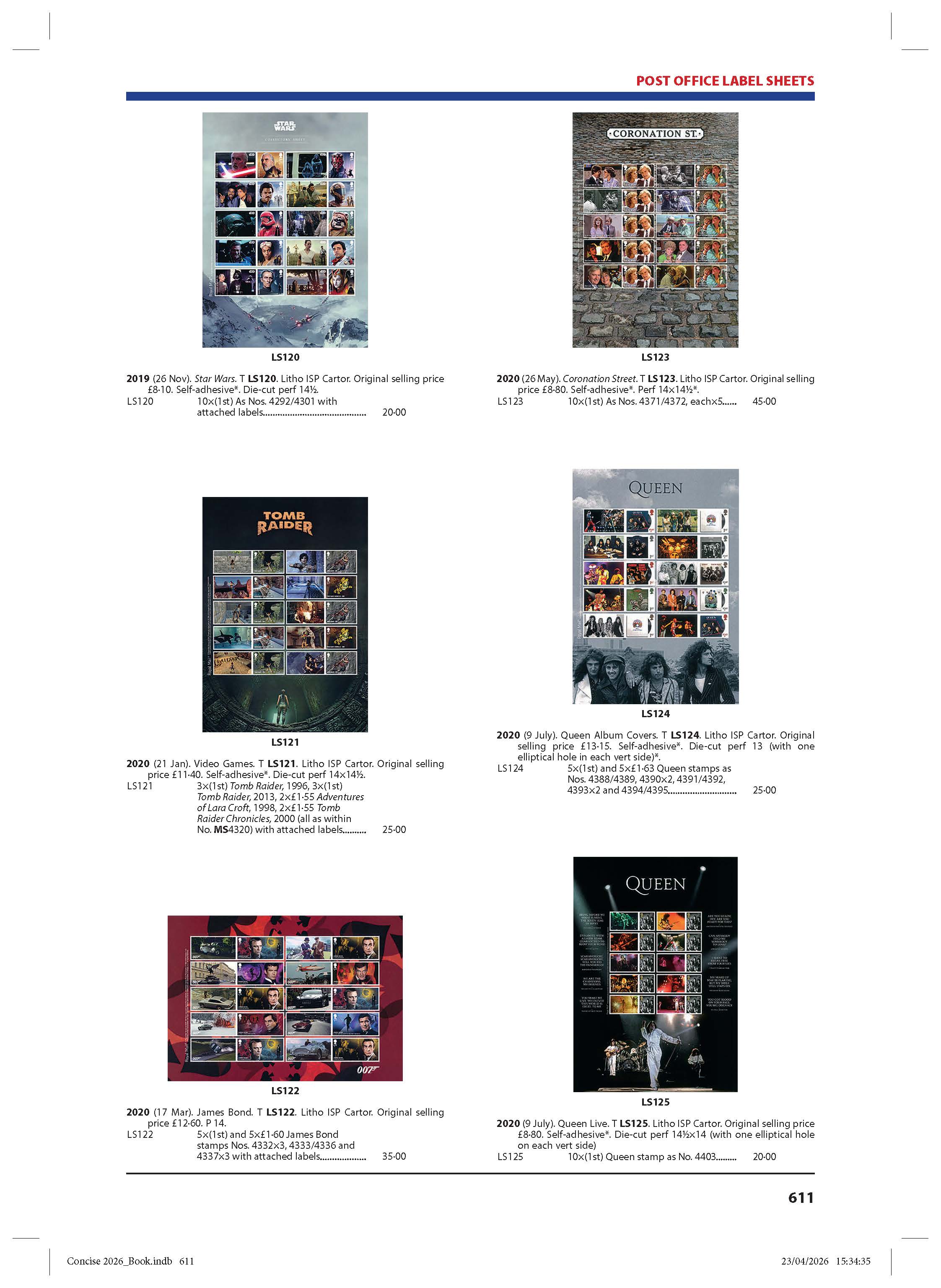 2026 Great Britain Concise Stamp Catalogue