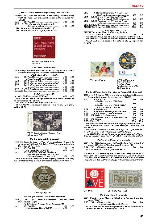 Ireland Stamp Catalogue 8th Edition