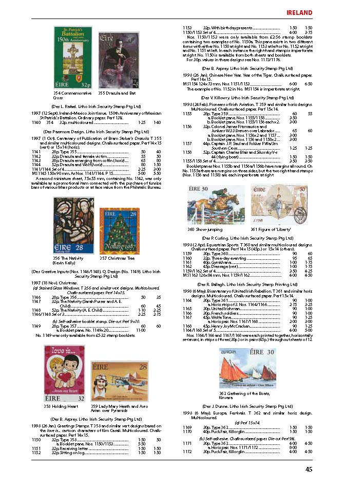 Ireland Stamp Catalogue 8th Edition