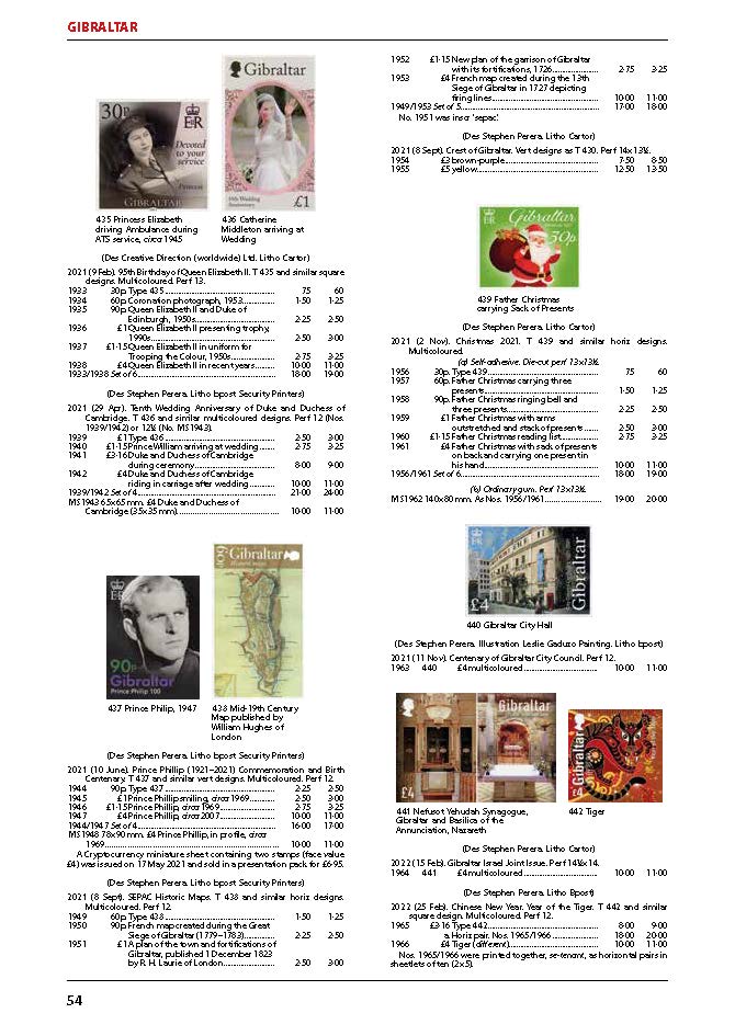 Cyprus, Gibraltar & Malta Stamp Catalogue 6th Edition