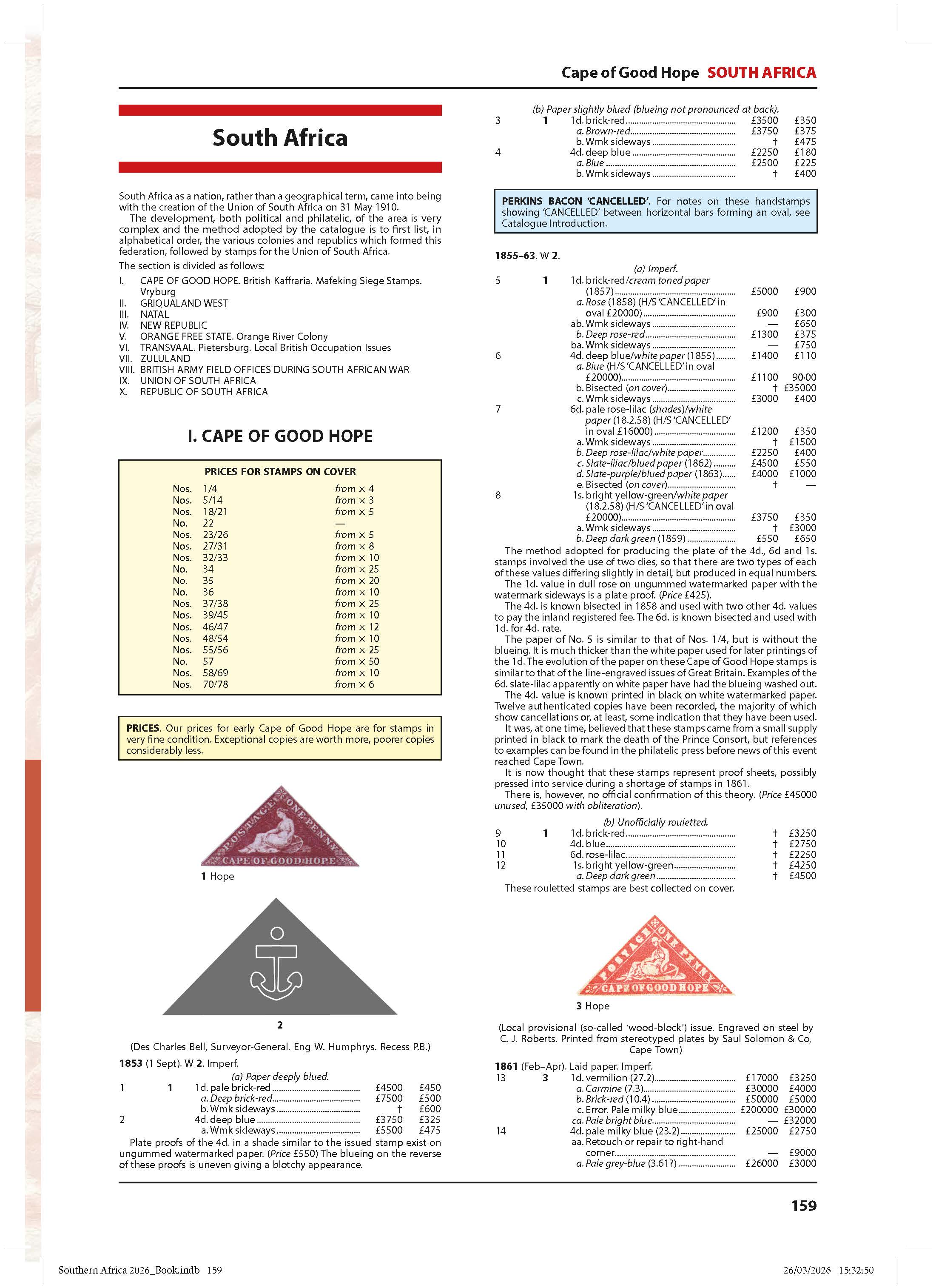 Southern Africa Stamp Catalogue 3rd Edition