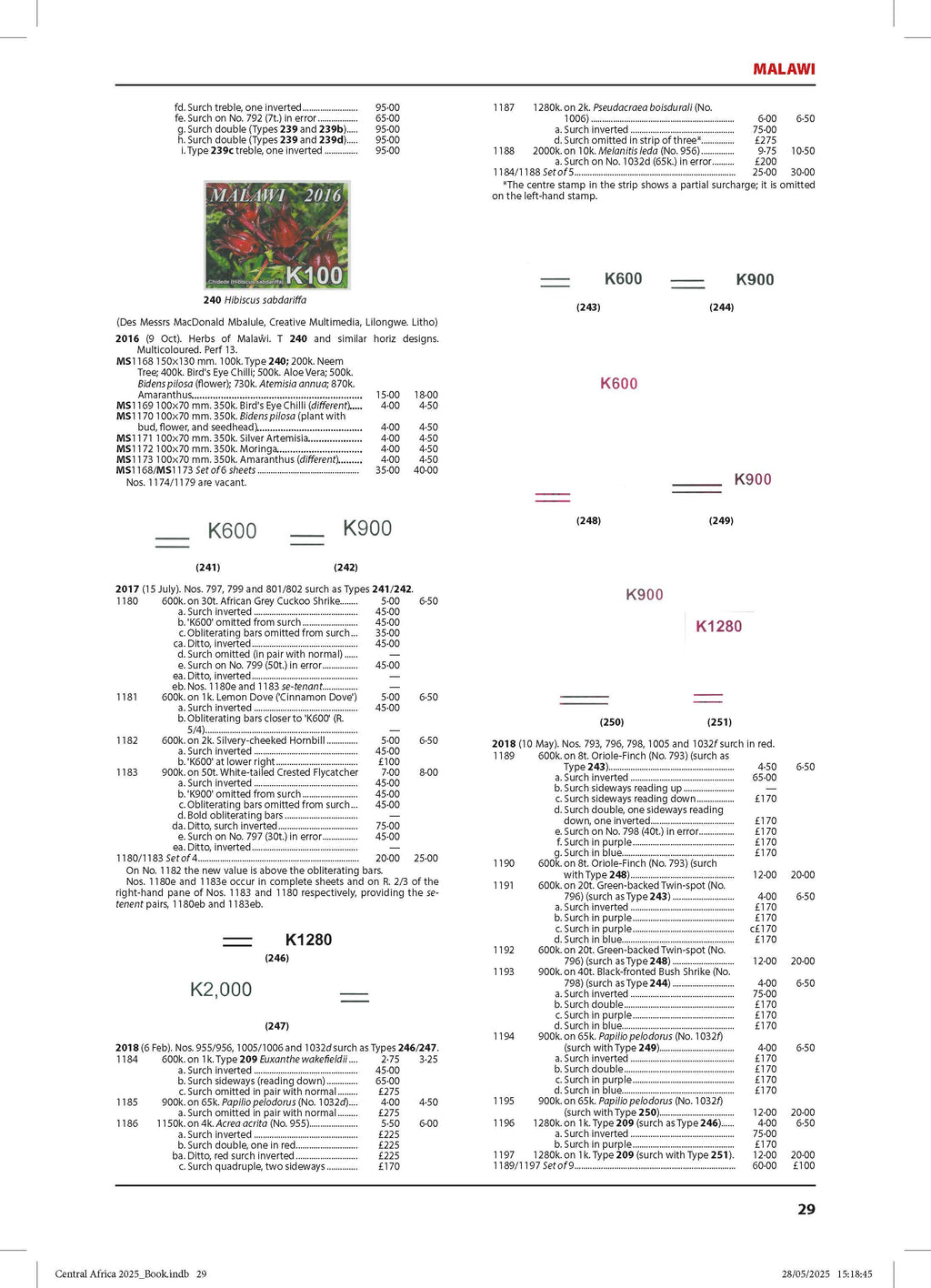 Central Africa Catalogue 3rd Edition